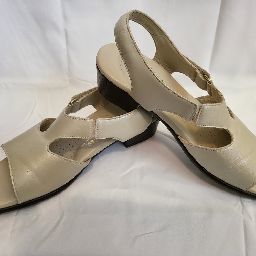 SAS Suntimer Tripad Comfort Beige Sandals, 8M